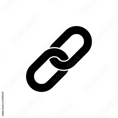 Chain Link Icon Vector Illustration - Vector