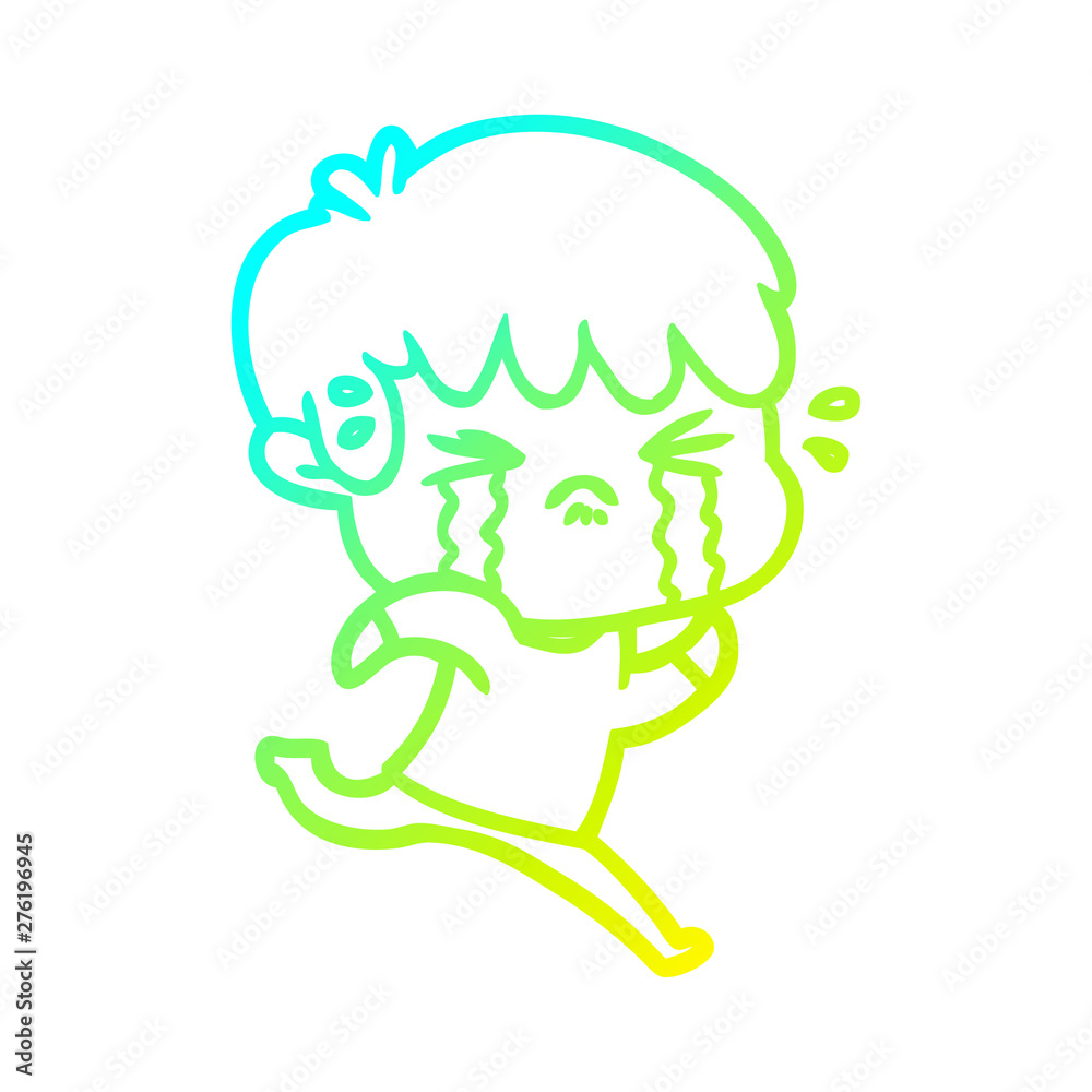 cold gradient line drawing cartoon boy crying cold gradient line drawing cartoon boy crying