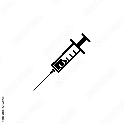 Syringe Injection Icon Vector Illustration - Vector