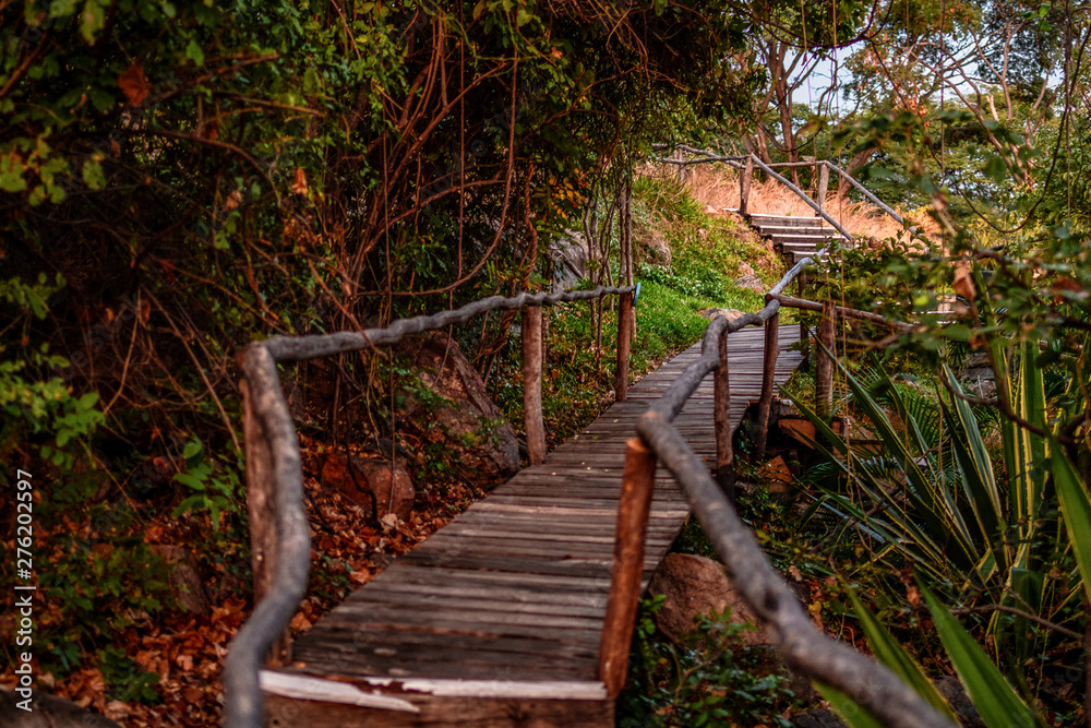 Fototapeta premium Abend am Malawisee