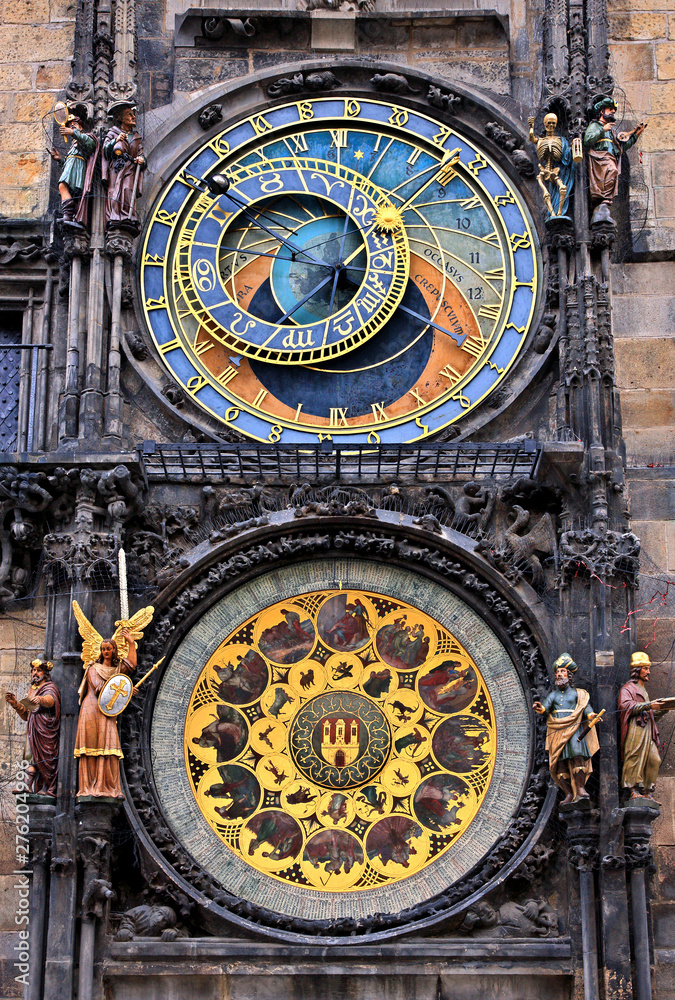  The famous Astronomical Clock at Old Town Hall, Old Town Square, Stare Mesto (literally 
