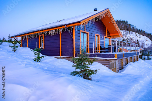Winter home in Scandinavian...