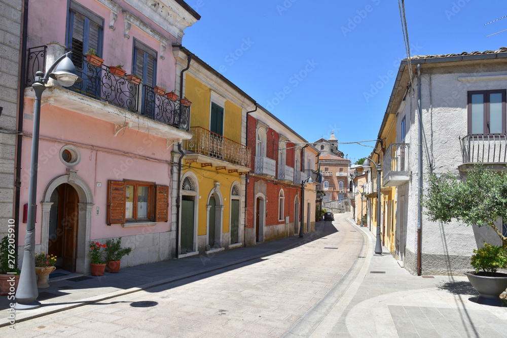 Summer vacation in the village of Savignano Irpino in Italy