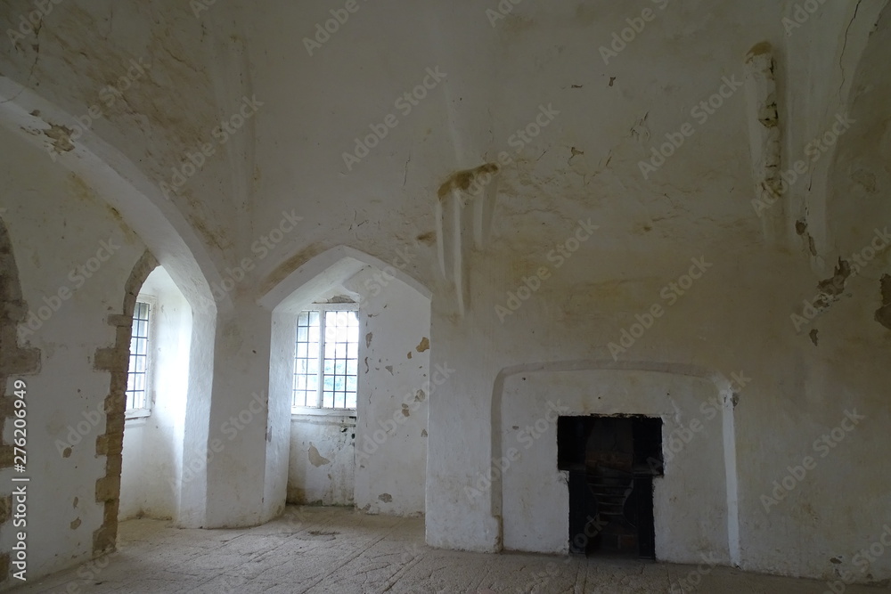 Inside Castle Rising, King's Lynn, Norfolk, England, UK