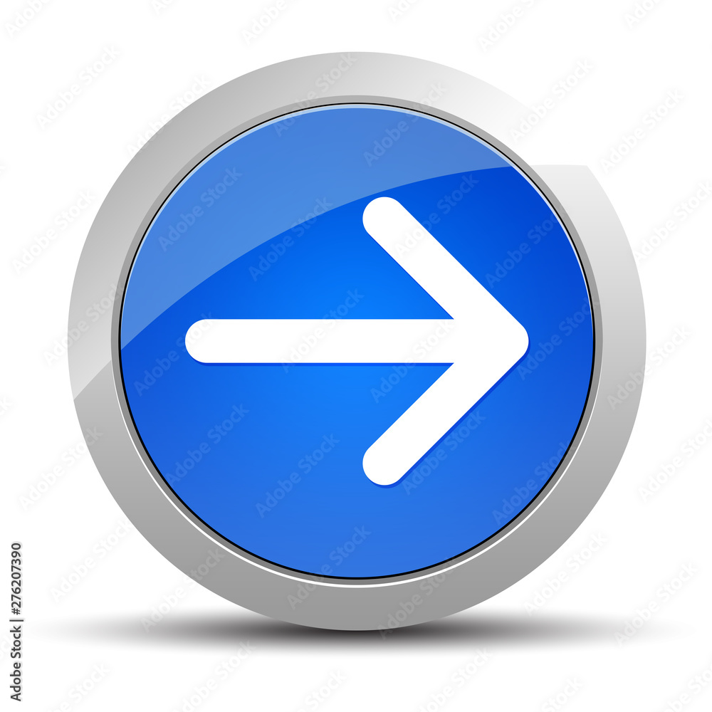 Next arrow icon blue round button illustration Next arrow icon blue round button illustration