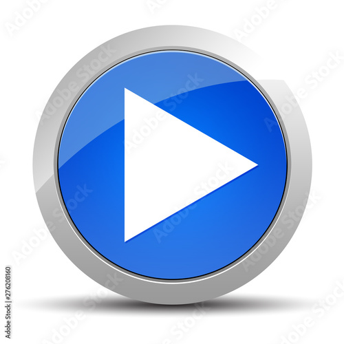 Play icon blue round button illustration Free Download Play icon blue round button illustration - GFXLoad