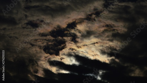 Evening Clouds over Berlin and Brandenburg of September 12  2015  Germany