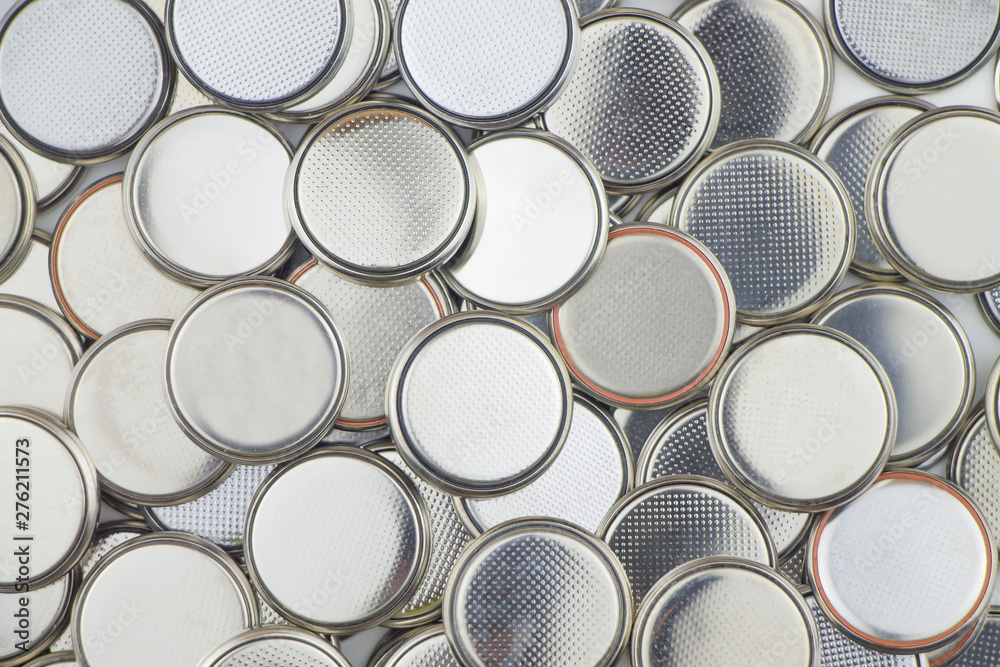 Batteries for the watch. Background, texture. Batteries for the watch. Background, texture.