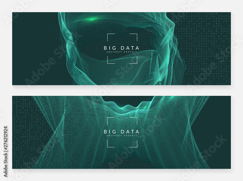 Big data background. Digital technology abstract concept. Artificial intelligence and deep learning. Tech visual for system template. Neural big data background.