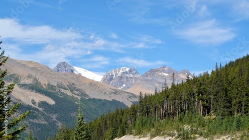 snowcapped rocky mountains