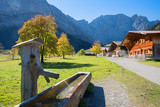 Eng-Almen und Brunnen im Karwendel, Ahornboden Tirol