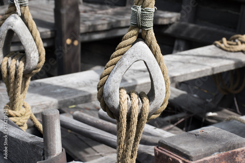 rope on a ship