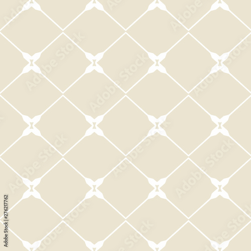 Geometric seamless pattern Beige. cream color