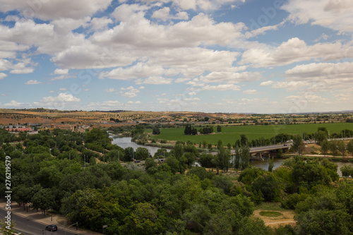 panorama of village in Toledo