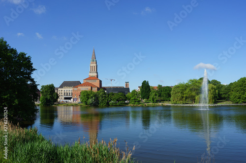 Panoramic view of the city hall against the lake, Kiel © Valmond