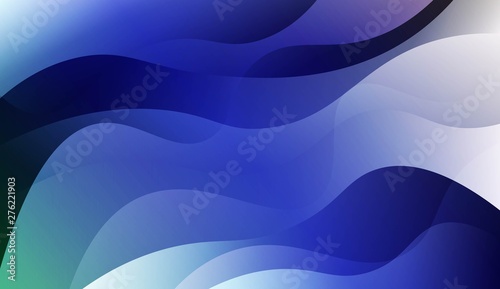 Blurred Decorative Design In Abstract Style With Wave, Curve Lines. For Futuristic Ad, Booklets. Vector Illustration