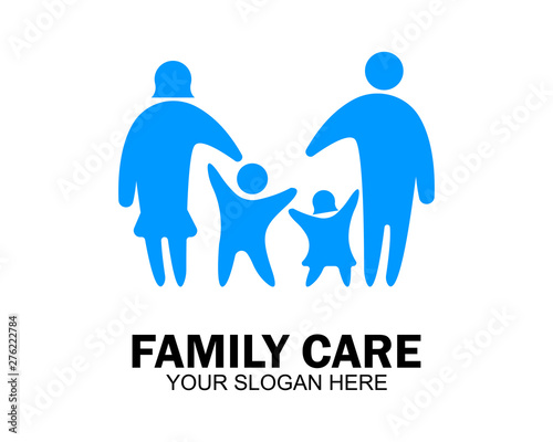 family care love logo and symbols template