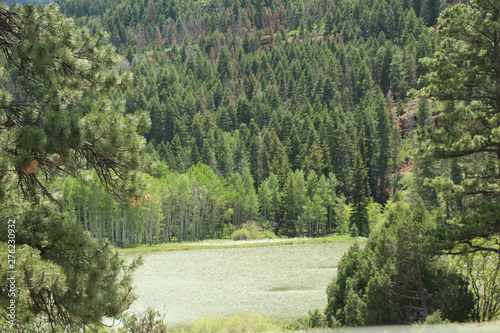Ouray Colorado Peaks Stream Lakes