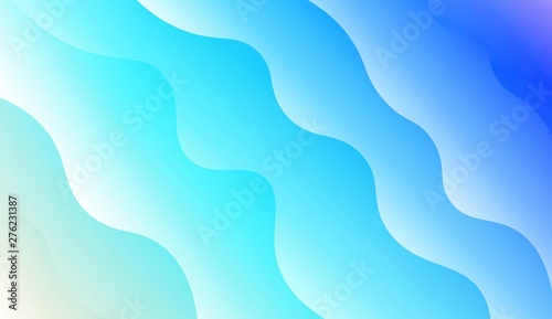 Modern Waves. Futuristic Technology Style Background. Design For Your Header Page, Ad, Poster, Banner. Vector Illustration with Color Gradient.
