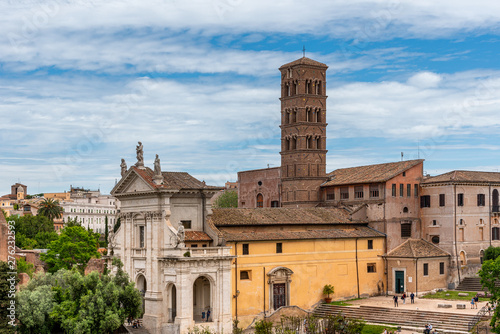 View from the Palatin hill  Rome  Italy