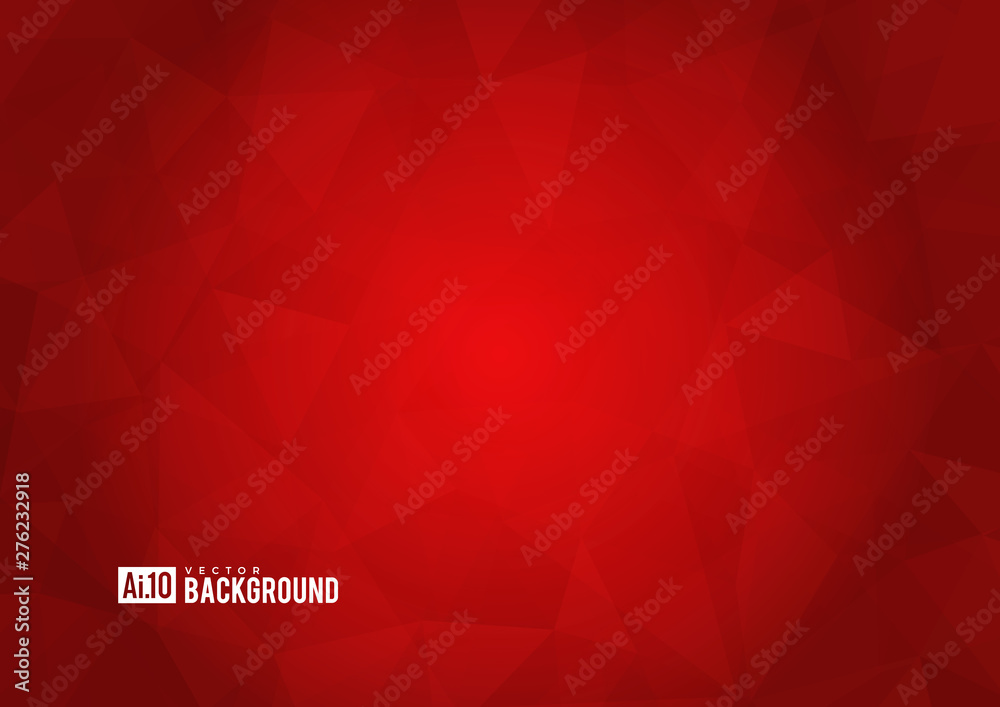 Red texture background with geometric ice pattern.