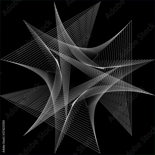 Geometry minimalistic artwork poster with simple shape and figure