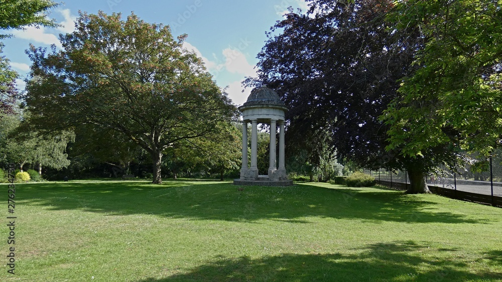 Bandstand in the Park on a Summers Day