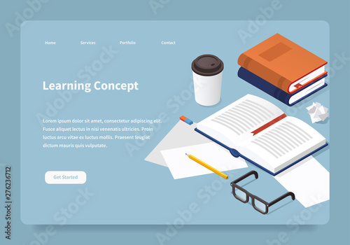 Learning Concept Landing Page