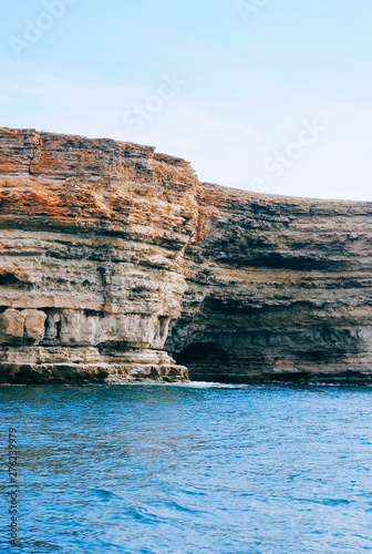 cliff in the sea