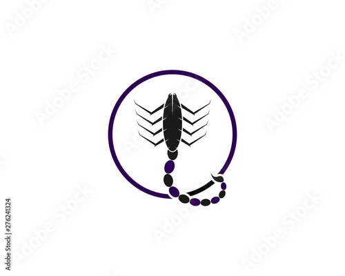Scorpion Logo Template Vector illustration