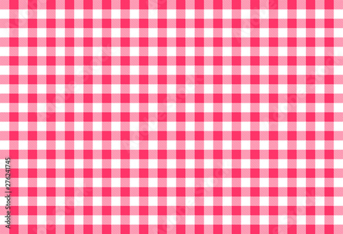 Gingham seamless pattern. Texture from rhombus/squares for - plaid, tablecloths, clothes, shirts, dresses, paper, bedding, blankets, quilts and other textile products. Vector illustration.