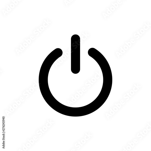 Power button symbol icon vector