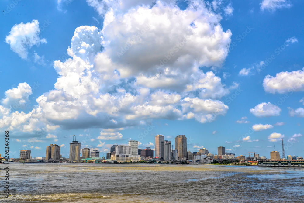New Orleans from the Mississippi River