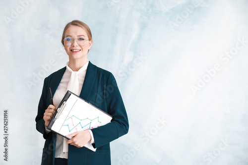 Portrait of female accounta...