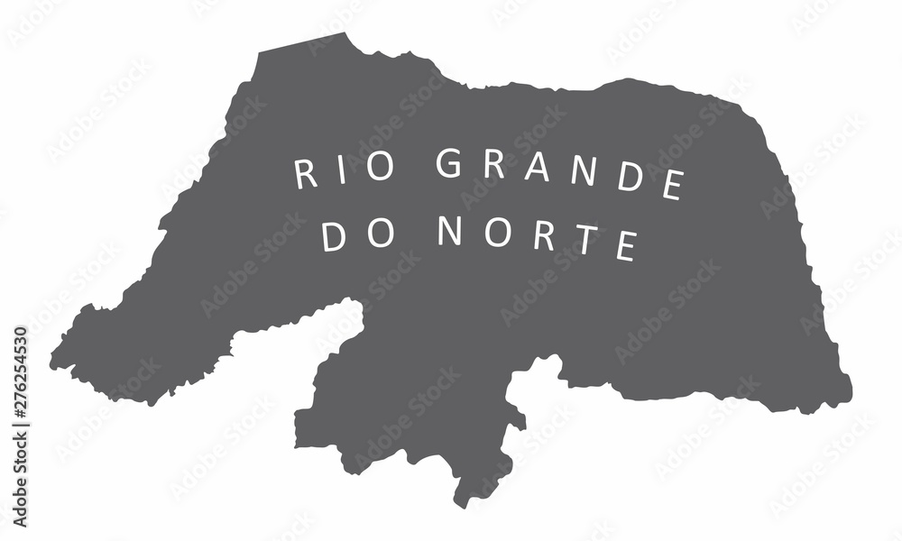 Rio Grande do Norte State map