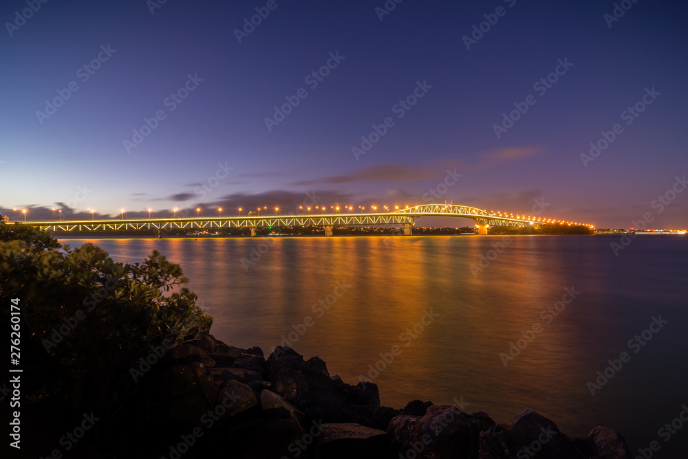 Naklejka premium Auckland Harbour Bridge Manukau Harbour New Zealand
