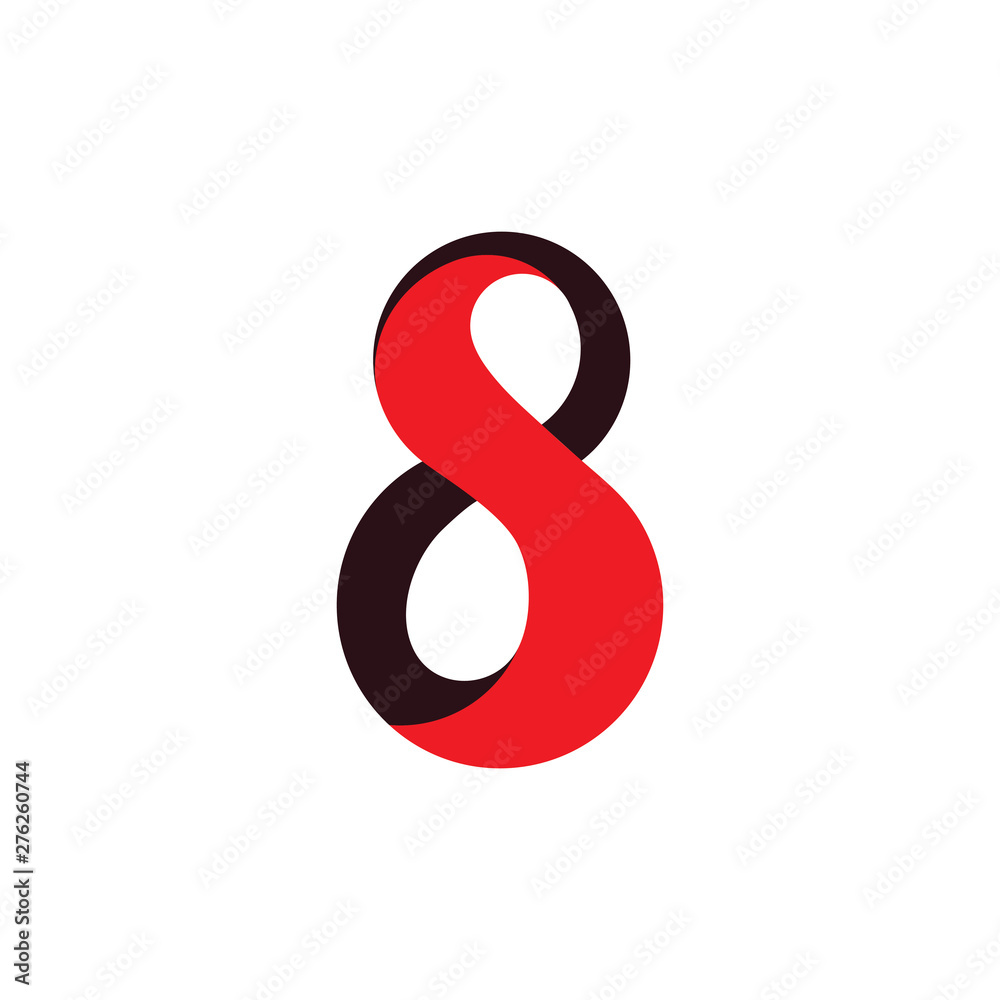 lettter s8 infinity logo vector lettter s8 infinity logo vector