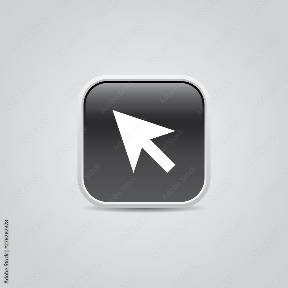 Simple Vector Arrow Cursor Icon Simple Vector Arrow Cursor Icon