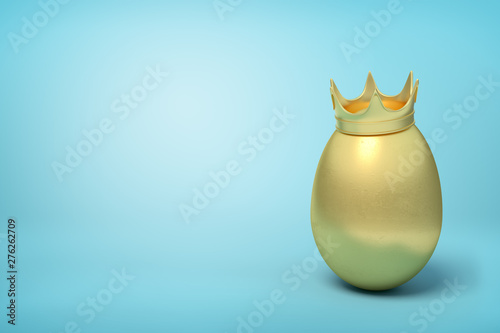 3d rendering of golden chic...