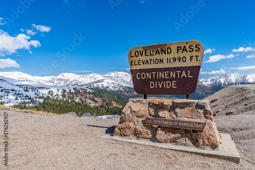 Ski Area On Loveland Pass, Colorado