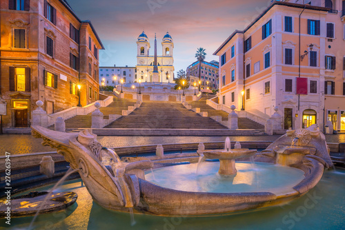 Piazza de spagna(Spanish Steps) in rome, italy