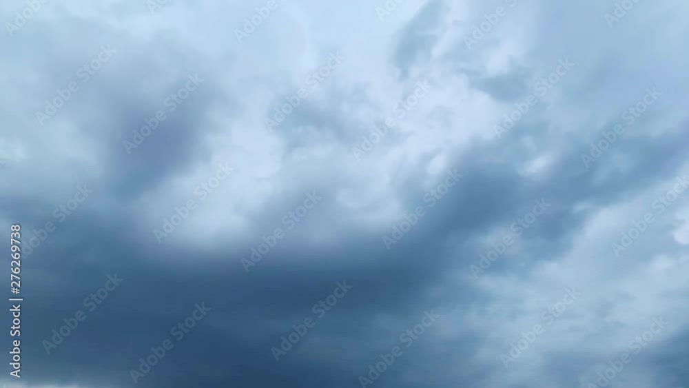 Timelapse, dark rain clouds moving in the sky Timelapse, dark rain clouds moving in the sky