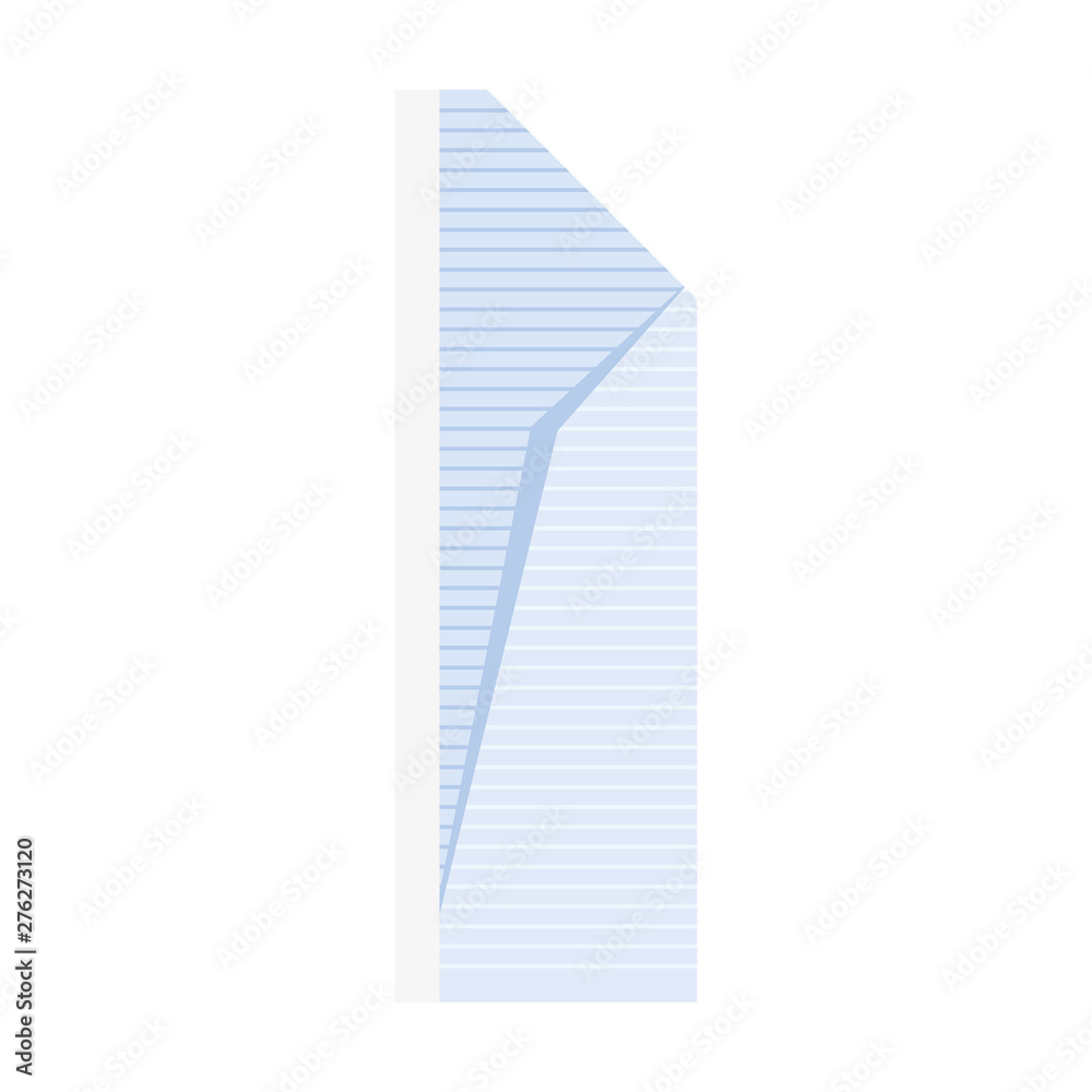 futuristic building urban tower icon