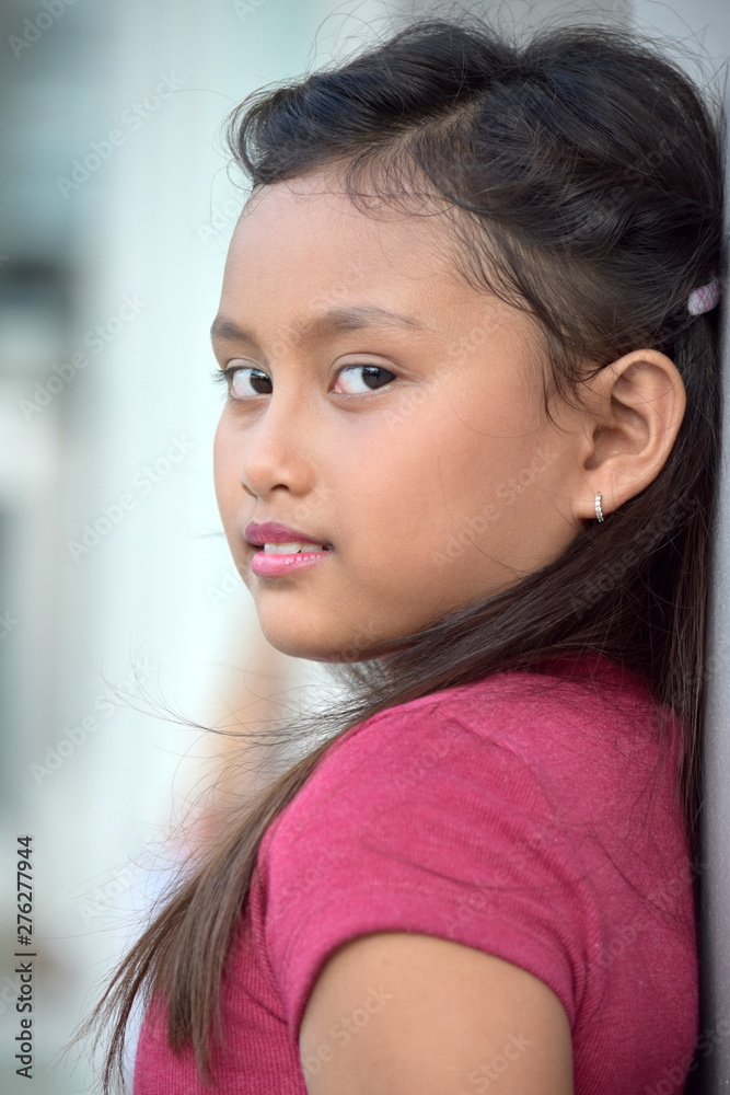 Young Diverse Girl Portrait Young Diverse Girl Portrait