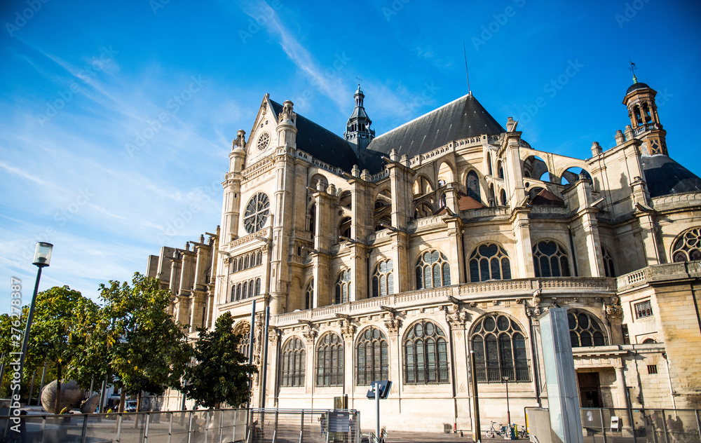 Paroisse Saint-Eustache in Paris, France, travel Europe