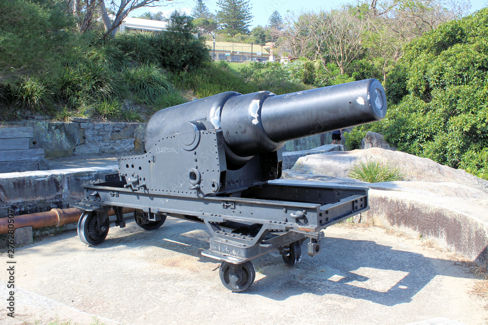 Cannon on South Head Sydney Harbour Fortress Australia