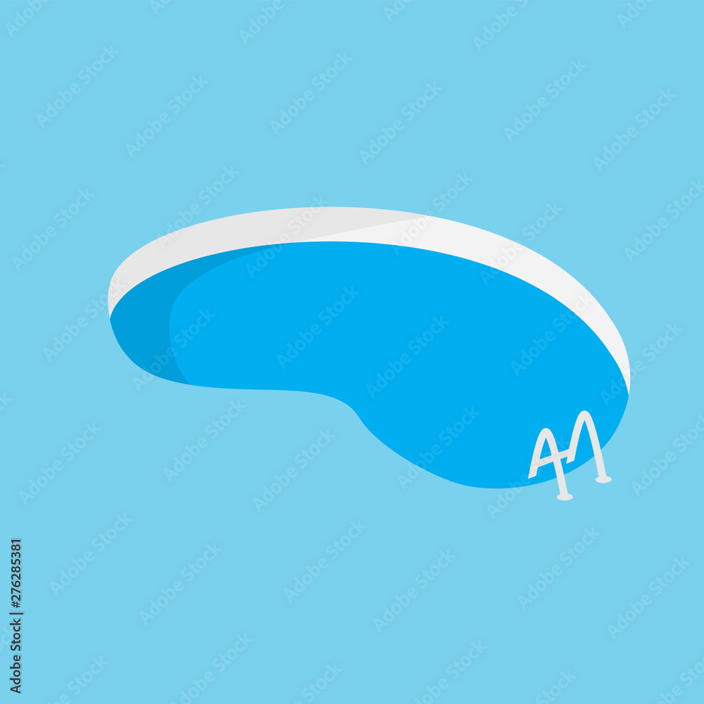 Fototapeta premium swimming pool icon- vector illustration