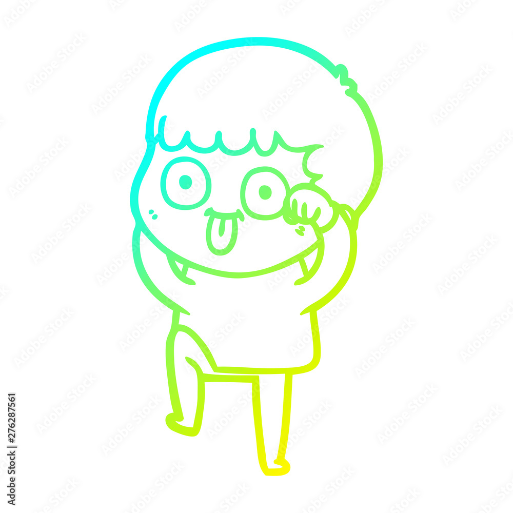 cold gradient line drawing cartoon man staring cold gradient line drawing cartoon man staring