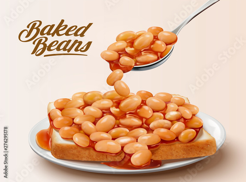 Baked beans on toast