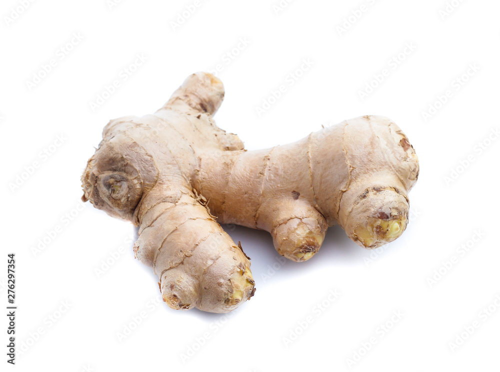 ginger on white background